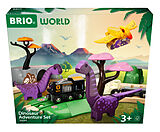 BRIO World  36094 Dinosaurier Abenteuer-Set | Zugset für Kinder ab 3 Jahren Spiel