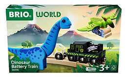BRIO World  36096 Dinosaurier Batteriezug | Spielzeugzug für Kinder ab 3 Jahren Spiel