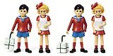 Pippi - Tommy & Annika Figurenset Spiel