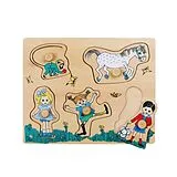 Pippi Langstrumpf Puzzle Knopf Spiel