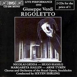 Nicolai Gedda (Tenor) CD Gesamtaufnahme (ital.)