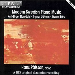 HANS PALSSON CD Moderne Schwedische Klaviermus