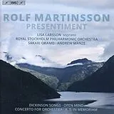 Larsson/Oramo/Manze/Stockholm Super Audio CD Presentiment