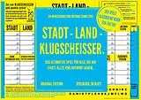 Stadt-Land-Klugscheisser - Spielblock Spiel