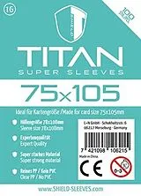 Shield Sleeves 1028506 - Shield Titan 16, 100 Super Sleeves für Kartengröße 75 x 105 mm, Spielkarten-Schutzhüllen Spiel