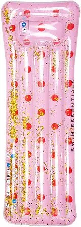 Luftmatratze Rosa mit roten Punkten Spiel