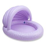 Kinderpool m. Dach, Lila Leopard, 100cm Spiel