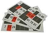 24 Zahlenlottokarten Spiel