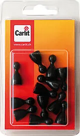 12 Halmakegel schwarz Spiel
