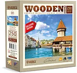 Puzzle Holz L CH Kapellbrücke Spiel
