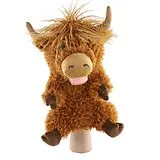 Handpuppe Hochlandkuh 25cm Spiel