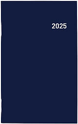 Jahresagenda kt Biella Taschenagenda Pratique, 8,7x13,6 cm, 1 Woche pro Seite, blau 2025 von 