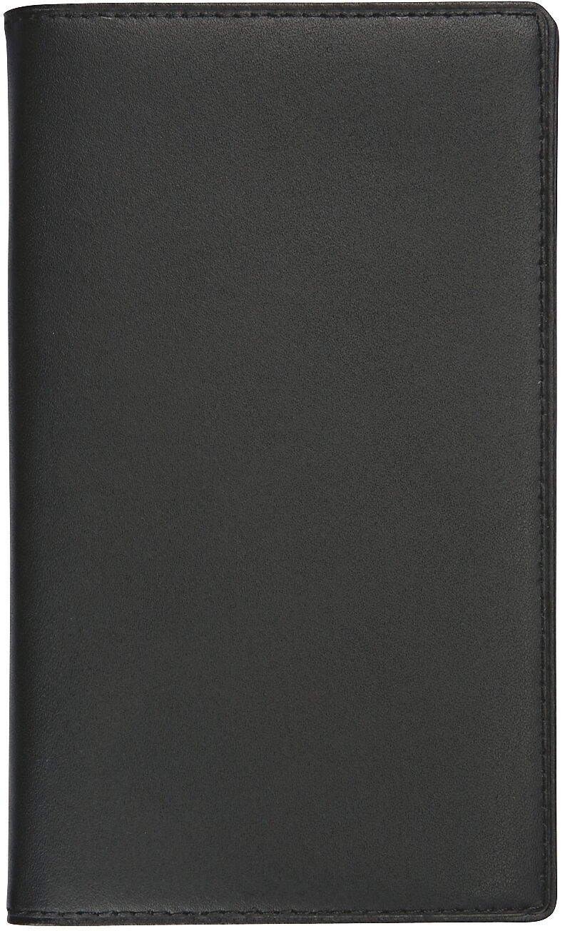 Biella Planer Luzern Leder, 8,7x15,3 cm, 1 Monat auf 2 Seiten, schwarz 2026