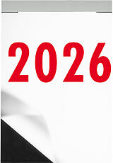 Abreisskalender (Tageskalender Biella Abreisskalender Block 4 hoch, 6,5x9,8 cm, 1 Tag pro Seite 2026 von 