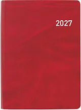 Agenden Jahr BIELLA Taschenagenda Rex 2027 825301450027U 1W/2S rot ML 10.1x14.2cm von