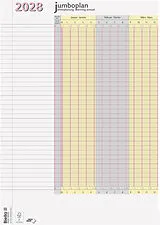 Agenden Jahr BIELLA Wandplaner Jumbo 2 Stk. 2028 876418000028U 1J/1S weiss 64.5x29.7cm von
