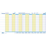 Agenden Jahr SIMPLEX Planograph 3 Stück 2025 S40365.25 1J/1S DE/FR 64x29.6cm von 