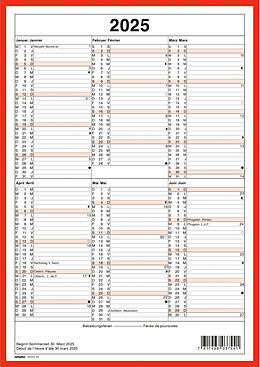  SIMPLEX Tafelkalender, A4 hoch, Jahrgang 2025 von 