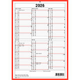  SIMPLEX Tafelkalender, A4 hoch, Jahrgang 2026 von 