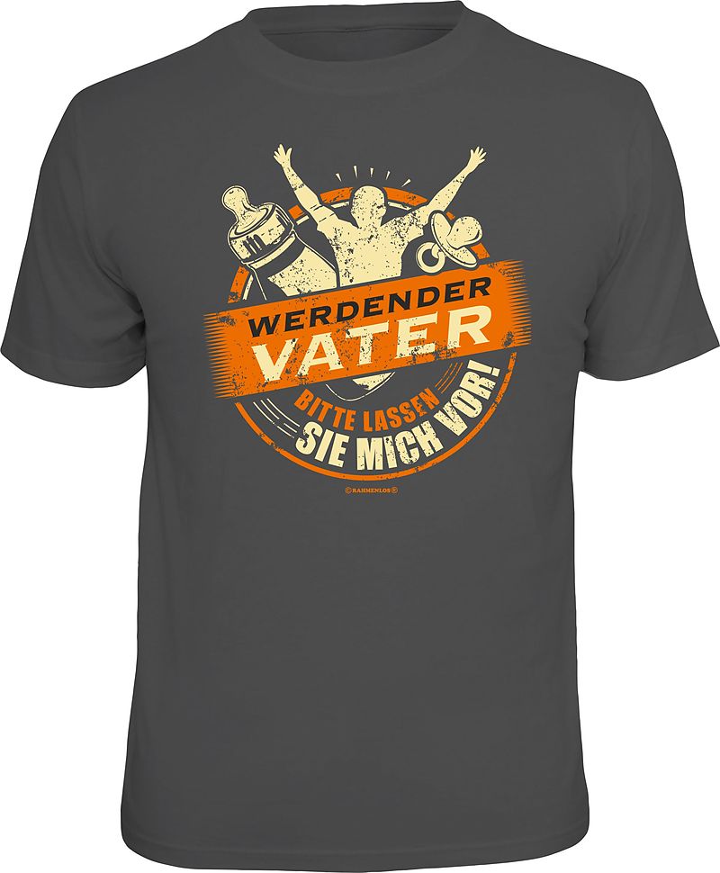 Werdender Vater TShirt XL Sprüche TShirts online kaufen Ex Libris