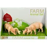 Farmtierset PVC Schweine 4er- Set Spiel