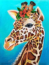 Diamond Painting Giraffe 50x40 cm Spiel