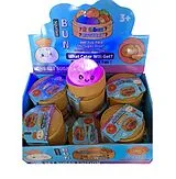 Squishy Dumpling Glitter mit LED 8,5 cm , Spiel