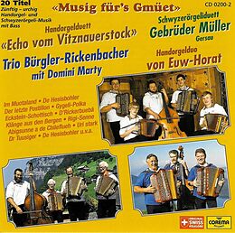Various Artists CD Musig Für's Gmüet
