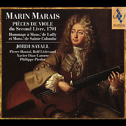 Jordi Savall CD Pièces de Viole du Second Livre, 1701 Hommage à Mons. de Lully et Mons. de Sainte Colombe