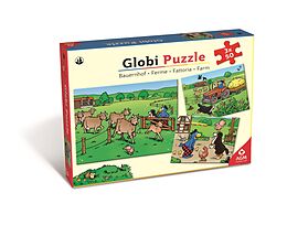 Globi Puzzle Bauernhof Spiel