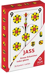 OPTI-Jasskarten mit EXTRA Grossen zahlen Spiel