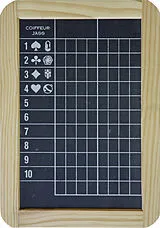 Jasstafel Coiffeur, Gross 165 x 240 mm Spiel