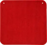 Jassteppich rot uni, 60 x 60 cm Spiel