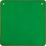 Jassteppich grün uni, 60 x 60 cm Spiel