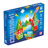 Invento 507103 - Geomag Magnetic Tiles Gems 60, 60-teilig, Magnetischer Baukasten, Magnetspielzeuge Spiel