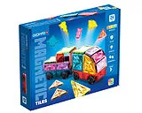 Invento 507104 - Geomag Magnetic Tiles Gems Vehicles 24, 24-teilig, Magnetischer Baukasten, Magnetspielzeuge Spiel