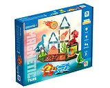 Invento 507105 - Geomag Magnetic Tiles Dino World 25, 25-teilig, Magnetischer Baukasten, Magnetspielzeuge Spiel