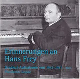Hans Frey CD Erinnerungen An Hans Frey 1