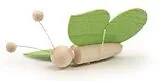 Deco Schmetterling Gross mit Faden lindengrün Spiel