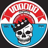 Voodoo Rhythm Slip-mat  Vr Label Logo Slip-mat [red, White, Black]