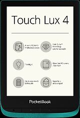 Livre Relié PocketBook Touch Lux 4 - emerald de PB627-C-WW