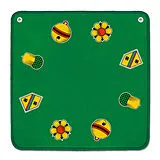 Jassteppich grün mit deutschen Motiven Spiel