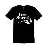 Lone Assembly  'rosa' T-shirt (front And Back Print) L