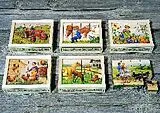 Würfelpuzzle, 12-teilig. Bauernhof Spiel