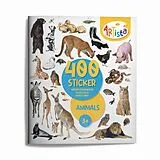 Geheftet Stickerbuch Tiere von