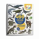 Kartonierter Einband (Kt) Stickerbuch Dinosaurier von