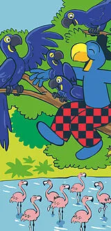 Globi Badetuch Papagei von