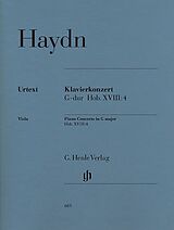 Franz Joseph Haydn Notenblätter Konzert G-Dur Hob.XVIII-4 für