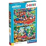 Mickey Puzzle 2 x 60 Teile Spiel