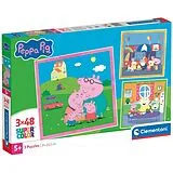 Puzzle Peppa Pig 3x48 tlg. Spiel